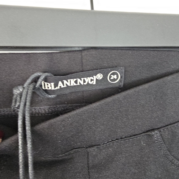 BLANKNYC New Womens Black Dress Leggings Size 24 - Picture 8 of 10